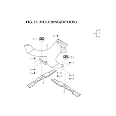 MULCHING(OPTION) spare parts