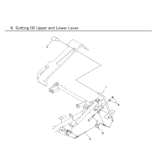 CUTTING (9) UPPER AND LOWER LEVER spare parts