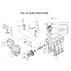 INJECTION PUMP (6004-511-0100) spare parts