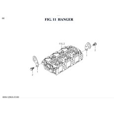 FIG. 11 HANGER spare parts