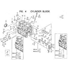 CYLINDER BLOCK(6005-2011) spare parts