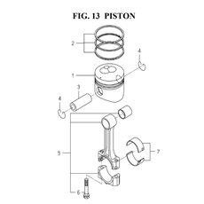 PISTON (6004-340B-0100) spare parts
