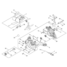 CRANKCASE spare parts