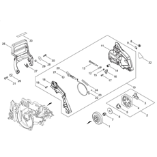 CHAIN BRAKE spare parts