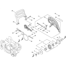 CHAIN BRAKE spare parts