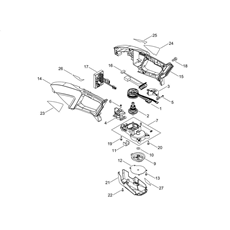 MOTOR, GEAR CASE spare parts