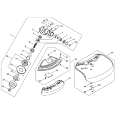 GEAR CASE, SHIELD spare parts