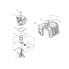 CYLINDER, PISTON, CRANKSHAFT spare parts