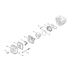 AIR CLEANER, CARBURETOR spare parts