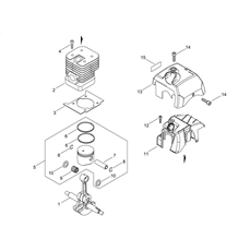 CYLINDER, PISTON, CRANKSHAFT spare parts