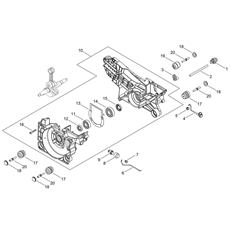 CRANKCASE spare parts