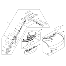 GEAR CASE, SHIELD spare parts