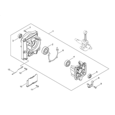 CRANKCASE spare parts