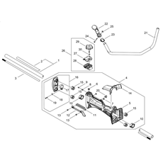 MAIN PIPE, HANDLE spare parts