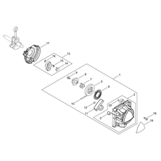 RECOIL STARTER, PULLEY spare parts