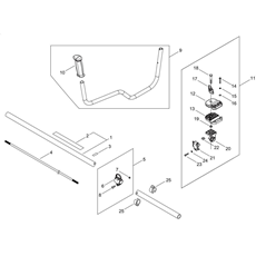 MAIN PIPE, HANDLE spare parts