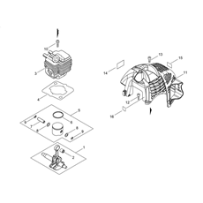 CYLINDER, PISTON, CRANKSHAFT spare parts