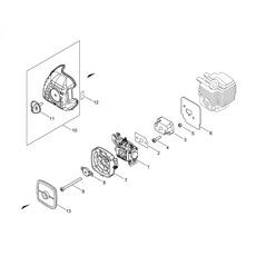 AIR CLEANER, CARBURETOR spare parts