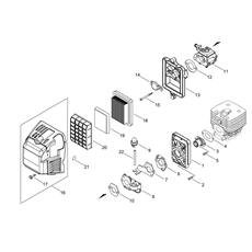 AIR CLEANER, CARBURETOR spare parts