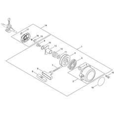 RECOIL STARTER, PULLEY spare parts