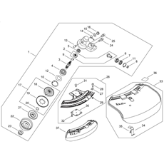 GEAR CASE, SHIELD spare parts