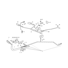 BRAKE AND GEARBOX CONTROLS - HYDROGEAR & LONCIN spare parts