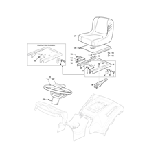 SEAT AND STREERING WHEEL spare parts