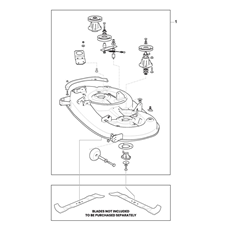 cutting deck ass - sd108 spare parts