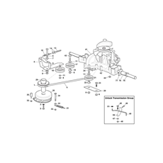 TURF TORQ TRANSMISSION WITH ELECTROMAGENTIC CLUTCH spare parts