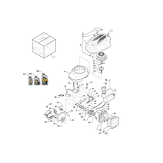 ENGINE - CARBURETTOR, TANK spare parts