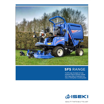 Iseki SF5 Front cut Ride on mower Range