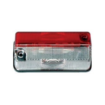 Surface Mounted Side Marker Light Red & White No EL150