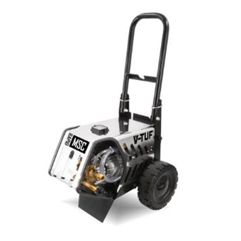 V-TUF RAPIDMSC 240V PROFESSIONAL COLD PRESSURE WASHER with STAINLESS COVER 130 BAR @ 9 L/M.