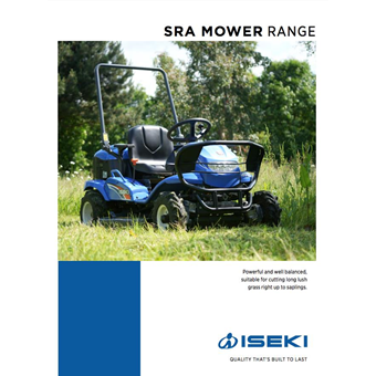 Iseki SRA Ride on Mower Range