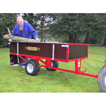 SCH Two wheel timber 15CWT Tipping Trailer GWTS15