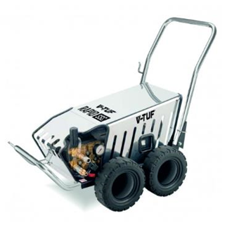 RAPIDSSC 15015 415v MOBILE COLD PRESSURE WASHER with STAINLESS cover & chassis 150BAR