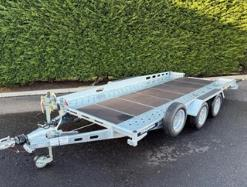 Used Indespension 14'1 x 6'4 Fixed Bed Car Transporter Trailer