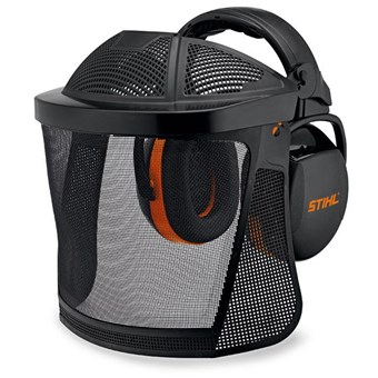 Face & Hearing Protection - Nylon Mesh with double headband & ear defenders