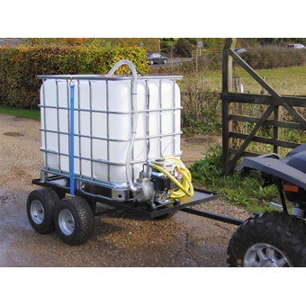SCH 600 Litre 4 Wheeled Towed Water Unit c/w Electric Pump (WC(P)