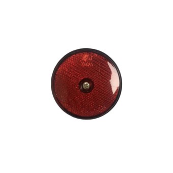 Red Circular Self Adhesive Reflector No EL380