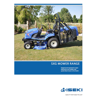 Iseki SXG Ride on Mower Range
