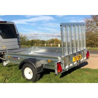 Unbraked 8'4' Extended Single Axle Trailer with Ramptail No SE07084R