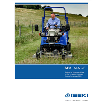 Iseki SF2 Front Cut Ride on Mower Range