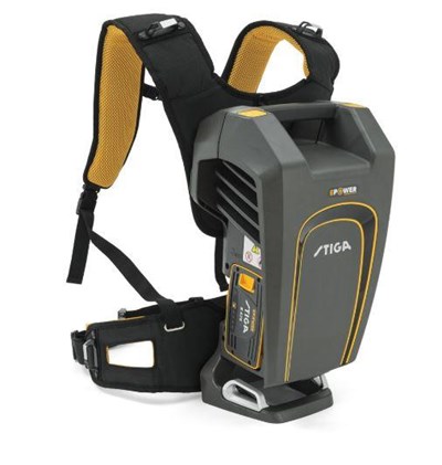Stiga Expert SPH 900 AE Cordless Pole Hedge Trimmer with Battery Backpack Harness