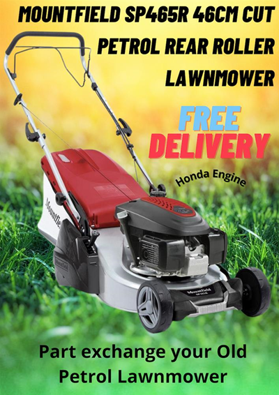 SP465R 46cm Self-Propelled Rear Roller Mower