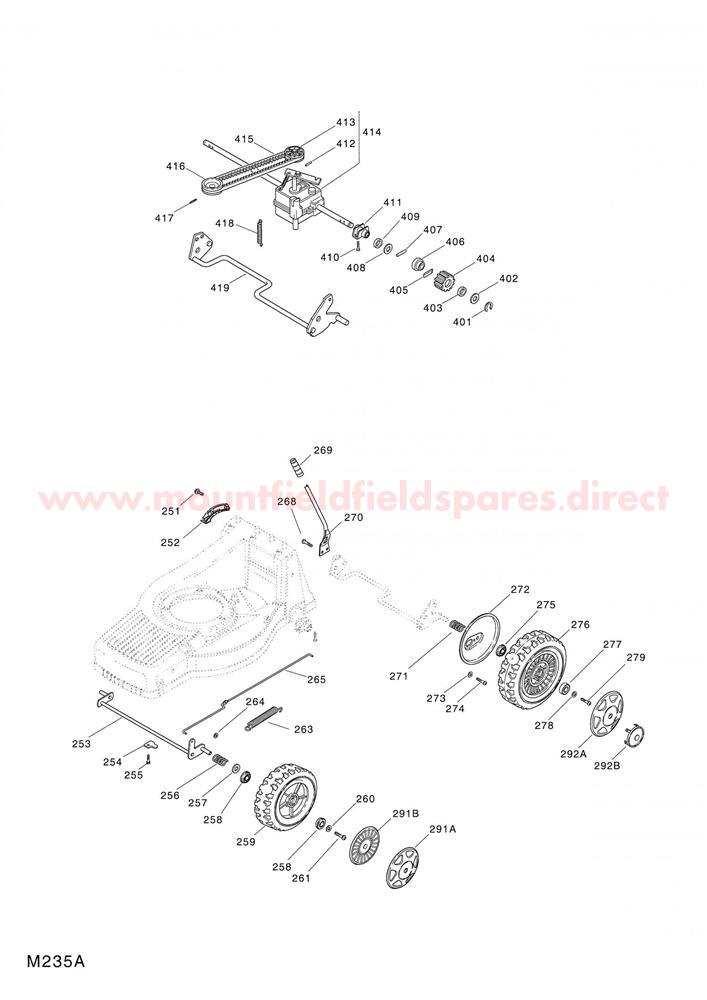 World of mowers mountfield spares hotsell