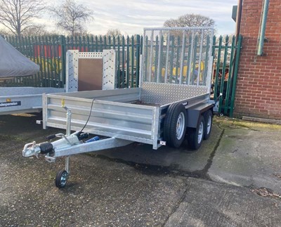 Braked 10' x 5' Indespension Twin Axle Goods Trailer GT26105 No Ramp