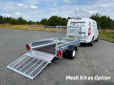 Unbraked 8' x 5' Single Axle Trailer with Ramptail No SE07085R