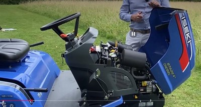 Iseki SXG216 Diesel Ride on Mower with Collector with £500.00 Cash back offer