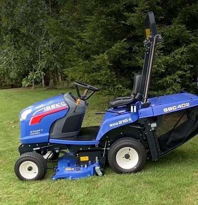 Iseki SXG216 Diesel Ride on Mower with Collector with £500.00 Cash back offer